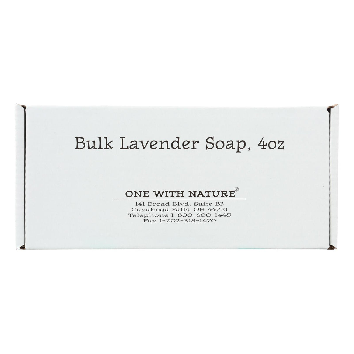 One With Nature Bar Soap - Lavender - Case Of 24 - 4 Oz.