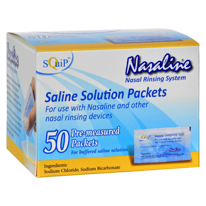 Squip Products Nasaline Salt Pre-measured Packets - 50 Packets