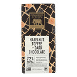 Endangered Species Natural Chocolate Bars - Dark Chocolate - 72 Percent Cocoa - Hazelnut Toffee - 3 Oz Bars - Case Of 12