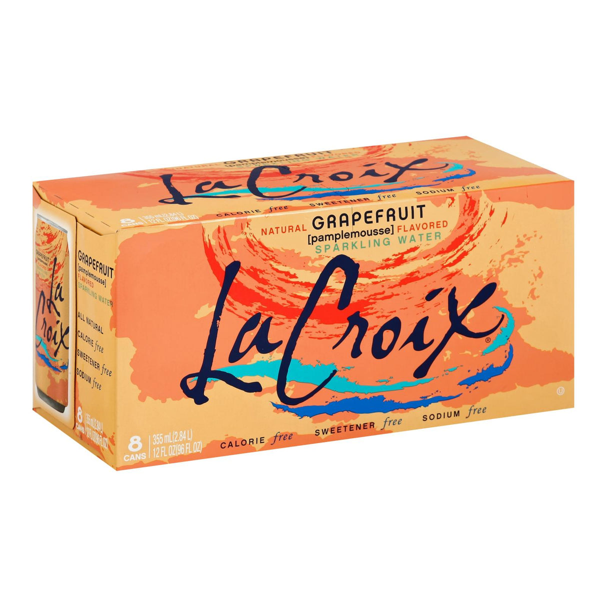 Lacroix Sparkling Water - Grapefruit Water - Case Of 3 - 12 Fl Oz.