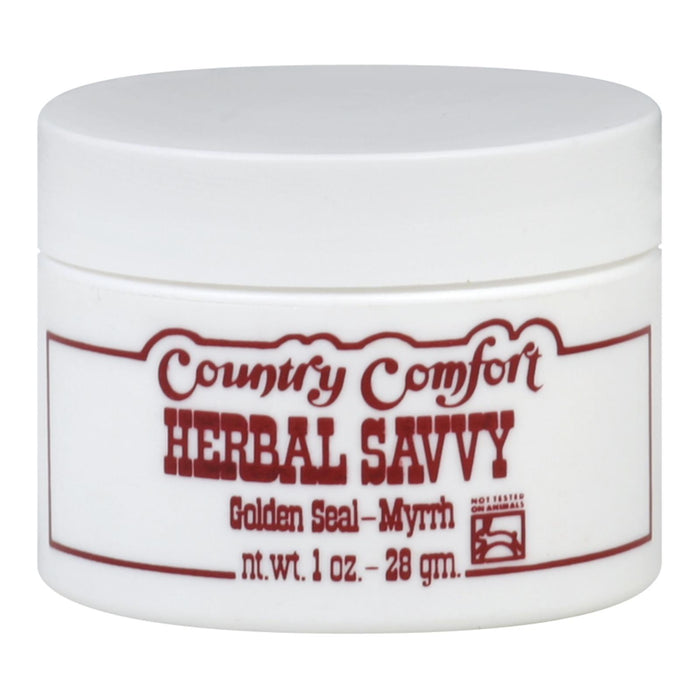Country Comfort Herbal Savvy Golden Seal-myrrh - 1 Oz
