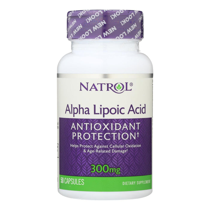 Natrol Alpha Lipoic Acid - 300 Mg - 50 Capsules