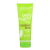 Alba Botanica - Moisturizing Cream Shave For Men And Women Coconut Lime - 8 Fl Oz
