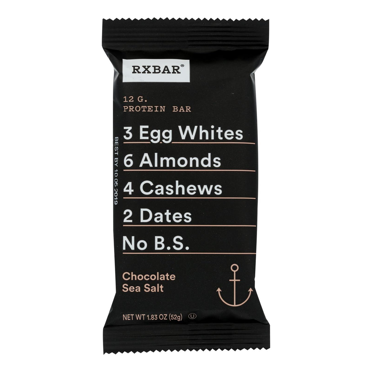 Rxbar - Protein Bar - Chocolate Sea Salt - Case Of 12 - 1.83 Oz.