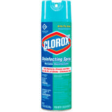 Clorox® Disinfecting Spray, Fresh Scent, 19 oz. Aerosol Spray, 12 Cans/Case - 38504