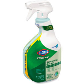 Clorox® Pro EcoClean Disinfecting Cleaner, Unscented, 32 oz. Capacity Spray Bottle, Pack of 9