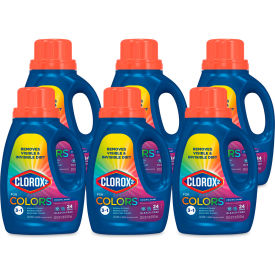 Clorox 2® Stain Remover & Color Booster, Regular, 33 oz. Capacity Bottle, Pack of 6