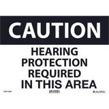 Global Industrial™ Caution Hearing Protection Required In This Area 10x14 Aluminum