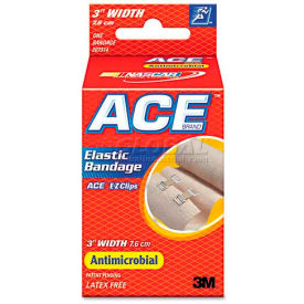 ACE 207314 Elastic Bandage with E-Z Clips 3"