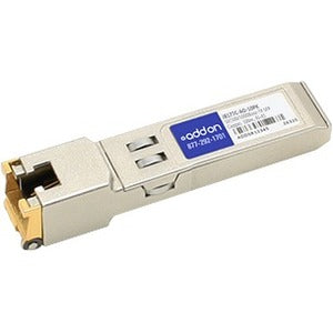 AddOn 10-Pack of HP J8177C Compatible TAA Compliant 10/100/1000Base-TX SFP Transceiver (Copper, 100m, RJ-45)