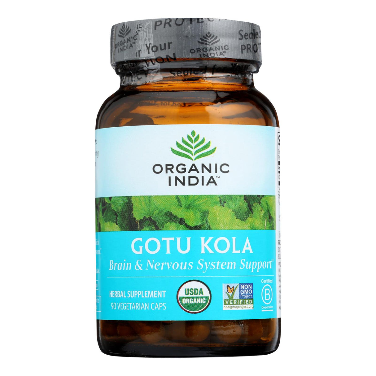 Organic India Tulsi Wellness Supplements, Gotu Kola  - 1 Each - 90 Vcap