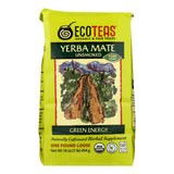 Ecoteas Organic Yerba Mate Unsmoked Green Energy Loose Tea - Case Of 6 - 1 Lb.