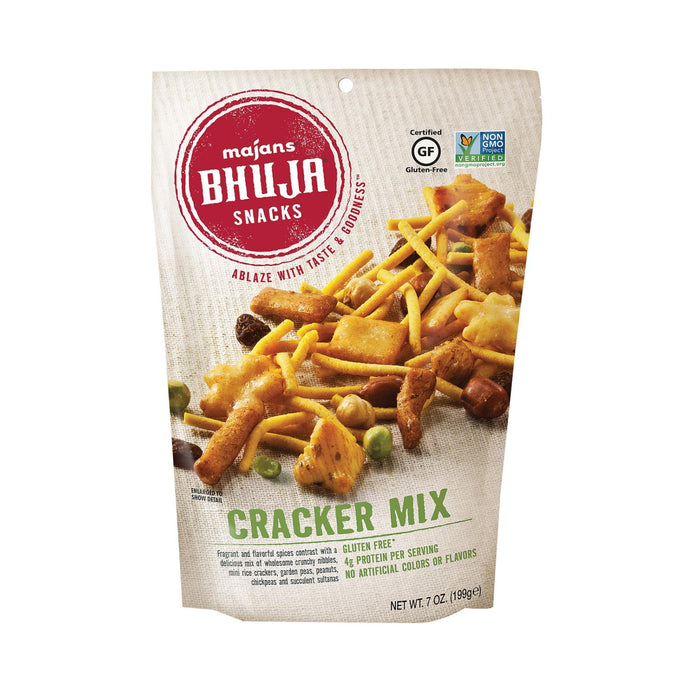 Bhuja Snacks - Cracker Mix - Case Of 6 - 7 Oz.