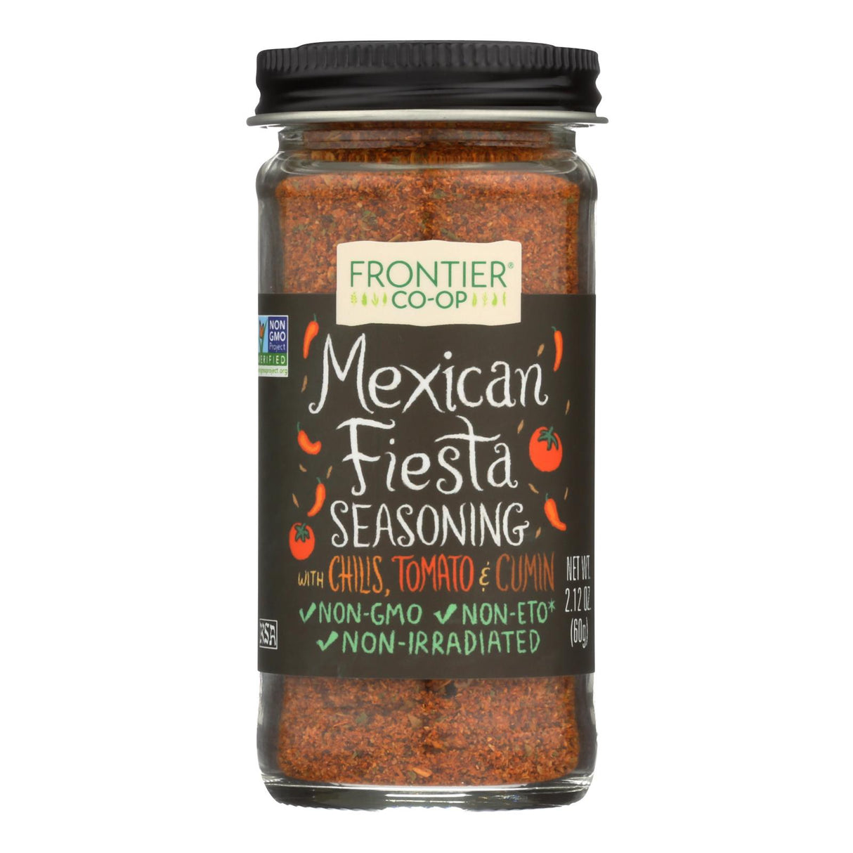 Frontier Herb International Seasoning - Mexican Fiesta - 2.12 Oz