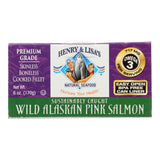 Henry And Lisa's Natural Seafood Wild Alaskan Pink Salmon - Case Of 12 - 6 Oz.