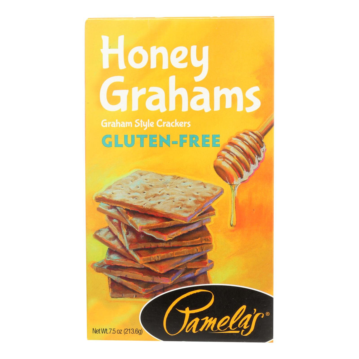 Pamela's Products - Graham Style Crackers - Honey - Case Of 6 - 7.5 Oz.