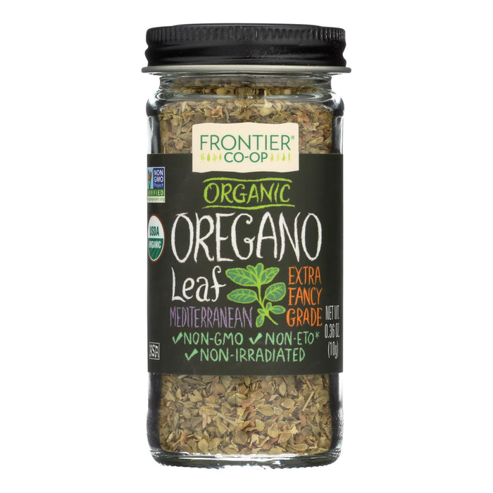 Frontier Herb Oregano Leaf - Organic - Flakes - Cut And Sifted - Fancy Grade - .36 Oz