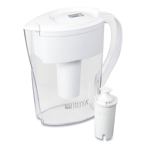 Space Saver Water Filter Pitcher, 48 Oz, 6 Cups