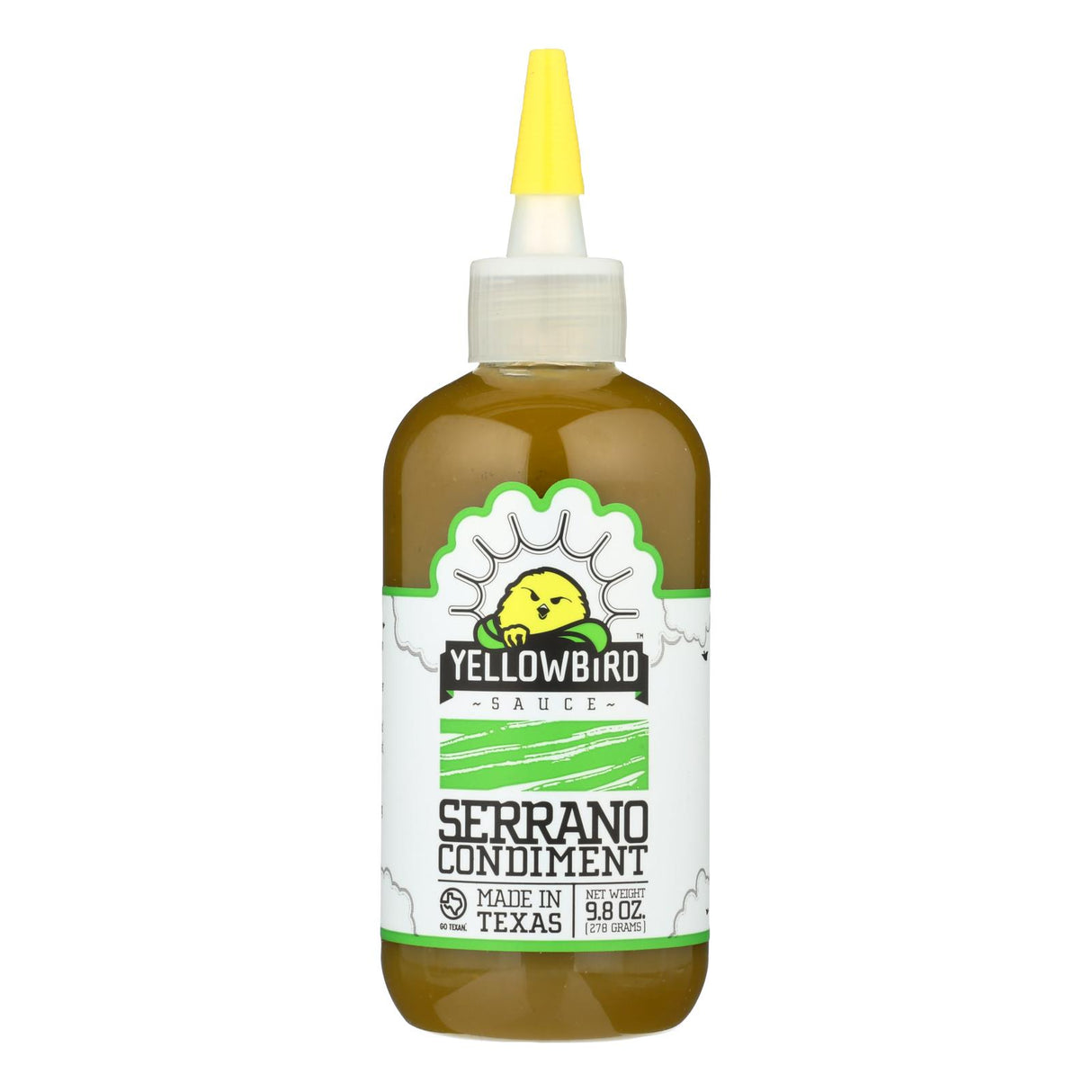 Yellowbird Sauce - Serrano - Case Of 6 - 9.8 Oz