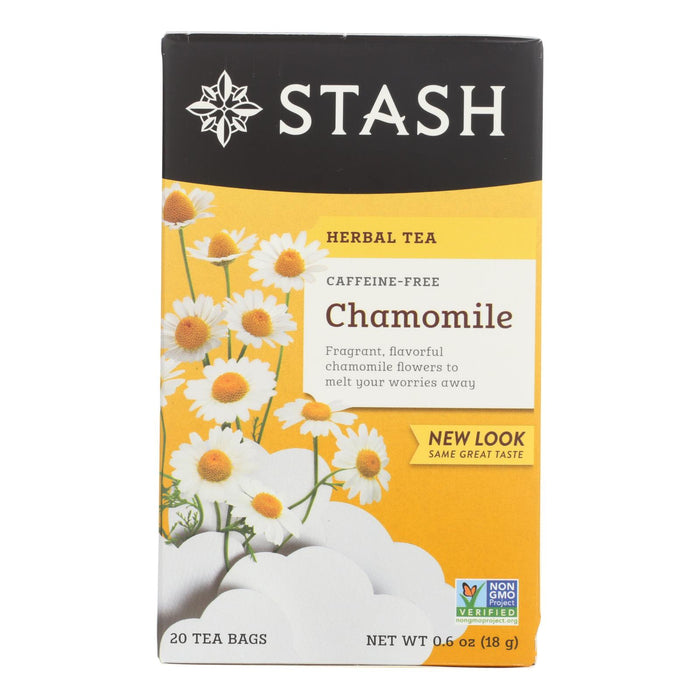 Stash Tea - Herbal - Chamomile - 20 Bags - Case Of 6