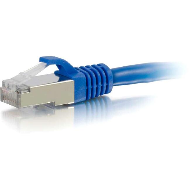 C2G-7ft Cat6 Snagless Shielded (STP) Network Patch Cable - Blue