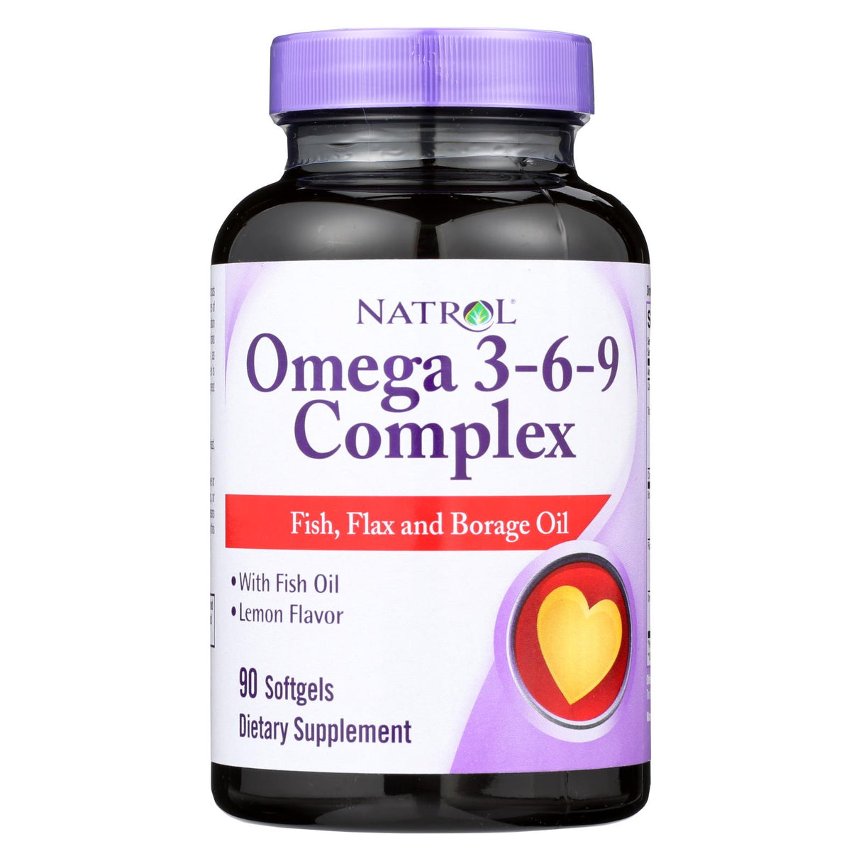 Natrol Omega 3-6-9 Complex Lemon - 90 Softgels