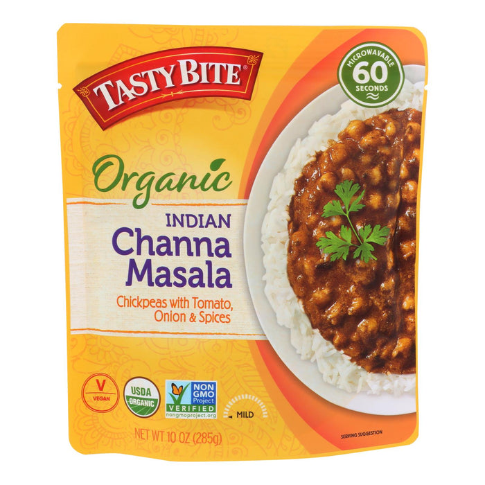 Tasty Bite Entree - Indian Cuisine - Channa Masala - 10 Oz - Case Of 6