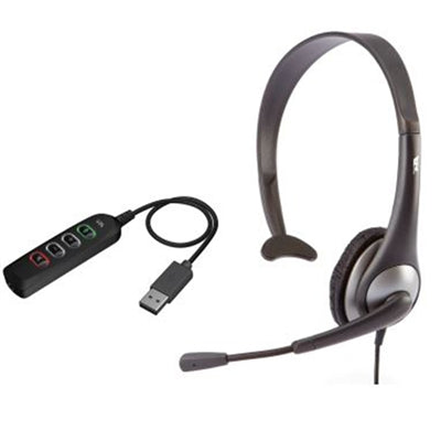 Mono Headset w USB Cntrlr