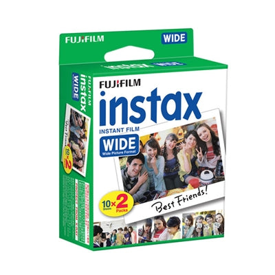 2- 10pks = 20 exposure pack of Wide instant film for Wide 300 camera which produces vivid 3"x4"  prints.
