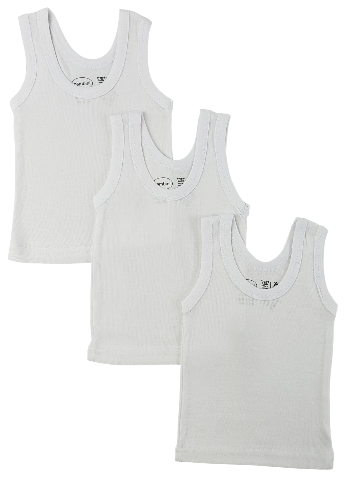 White Tank Top 3 Pack