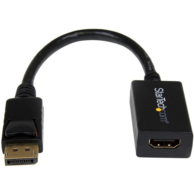 StarTech.com DisplayPort to HDMI Video Converter - Video / audio adapter - DisplayPort / HDMI - 19 pin HDMI (F) - DisplayPort (M)