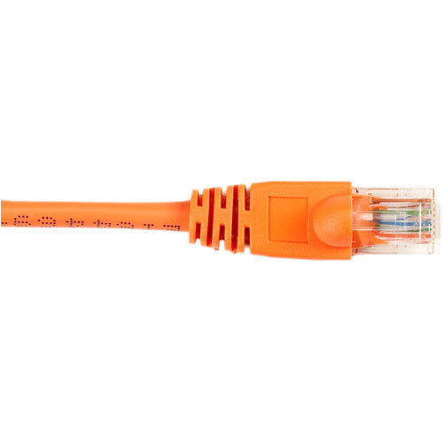 Black Box CAT6 Value Line Patch Cable, Stranded, Orange, 7-ft. (2.1-m)