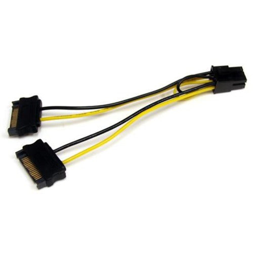 StarTech.com 6in SATA Power to 6 Pin PCI Express Video Card Power Cable Adapter