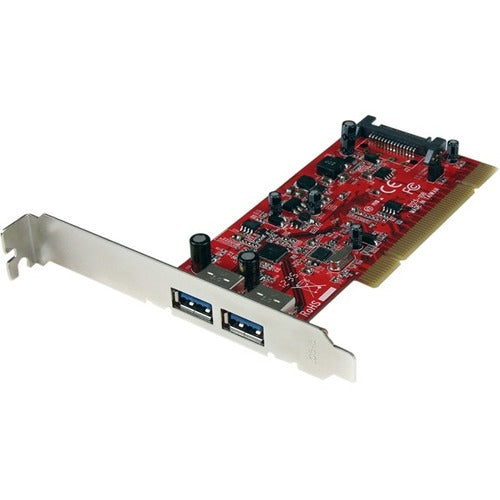 StarTech.com 2 Port PCI SuperSpeed USB 3.0 Adapter Card with SATA Power