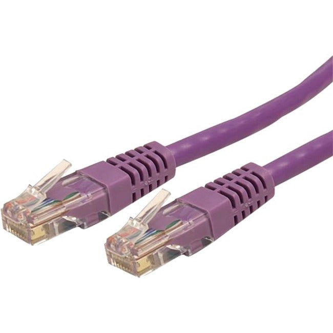 StarTech.com 6 ft Cat 6 Purple Molded RJ45 UTP Gigabit Cat6 Patch Cable - 6ft Patch Cord