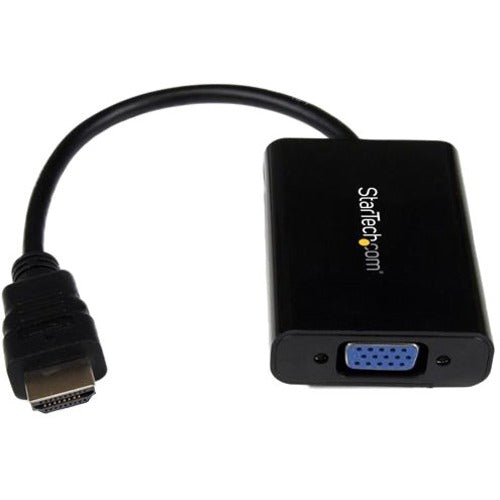 StarTech.com HDMI to VGA Video Adapter Converter with Audio for Desktop PC / Laptop / Ultrabook - 1920x1200