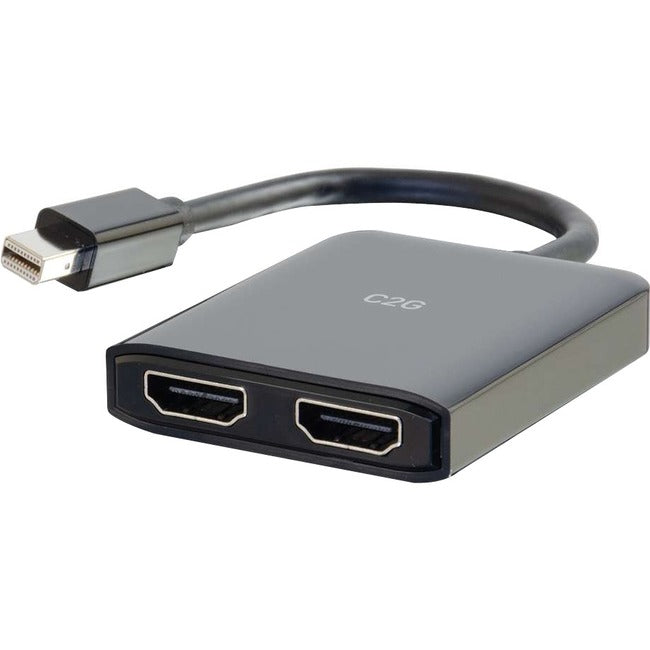 C2G Mini DisplayPort to HDMI Monitor Splitter - 2 Port K HDMI MST Hub