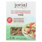 Jovial - Pasta - Organic - Brown Rice - Penne Rigate - 12 Oz - Case Of 12