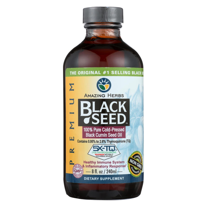 Amazing Herbs - Black Seed Oil - 8 Fl Oz