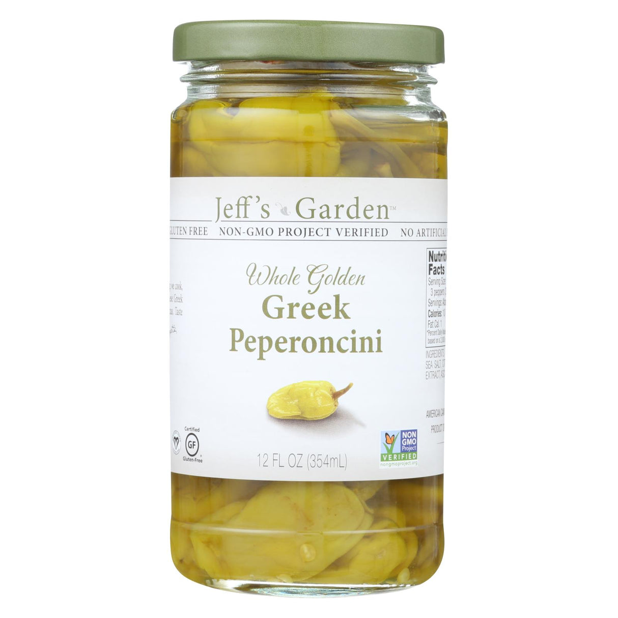 Jeff's Natural Jeff's Natural Greek Pepperoncini - Pepperoncini - Case Of 6 - 12 Oz.