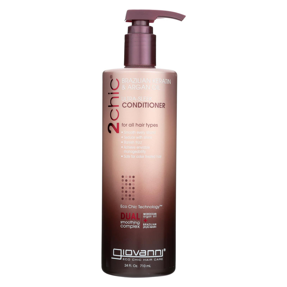 Giovanni Hair Care Products Conditioner - 2chic Keratin And Argan - 24 Fl Oz