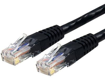 Startech 5ft Black Cat6 Ethernet Cable Delivers Multi Gigabit 1/2.5/5gbps & 10gbps Up To