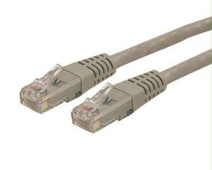 Startech 10ft Gray Cat6 Ethernet Cable Delivers Multi Gigabit 1/2.5/5gbps & 10gbps Up To