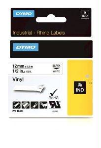 Dymo Rhino 1/2in X 18ft, White Vinyl Labels