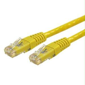 Startech 1ft Yellow Cat6 Ethernet Cable Delivers Multi Gigabit 1/2.5/5gbps & 10gbps Up To