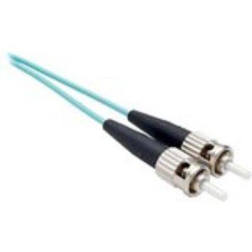 Unc Group Llc 1 Meter Sc-sc Om3 10gig Fiber Optic Cable, Aqua, Ofnr, 50/125 Fiber, Multimode D