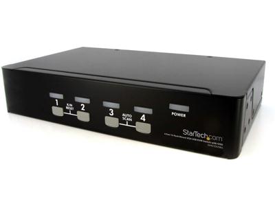 Startech Control Up To 4 Vga And Usb Computers From A Single Keyboard, Mouse And Monitor