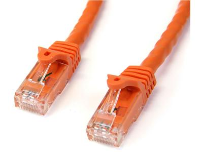 Startech 10ft Orange Cat6 Ethernet Cable Delivers Multi Gigabit 1/2.5/5gbps & 10gbps Up T