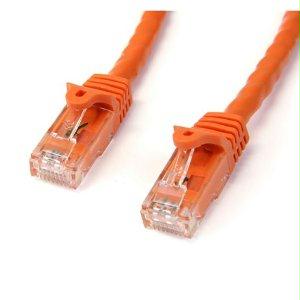 Startech 15ft Orange Cat6 Ethernet Cable Delivers Multi Gigabit 1/2.5/5gbps & 10gbps Up T