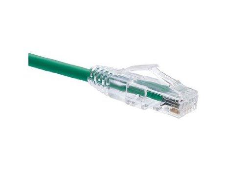 Unc Group Llc Unc Group 1 Foot Cat6 Snagless Clearfit Patch Cable Green -  Cat6 Patch Cable Ca